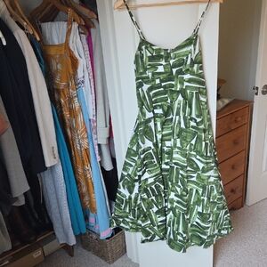 Banana Republic Poplin Cut-Out Maxi Dress